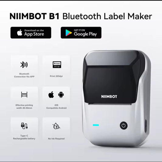 Mini Imprimanta termica-etichetezi tot in 5 secunde. Mini Thermal Printer - label everything in 5 seconds